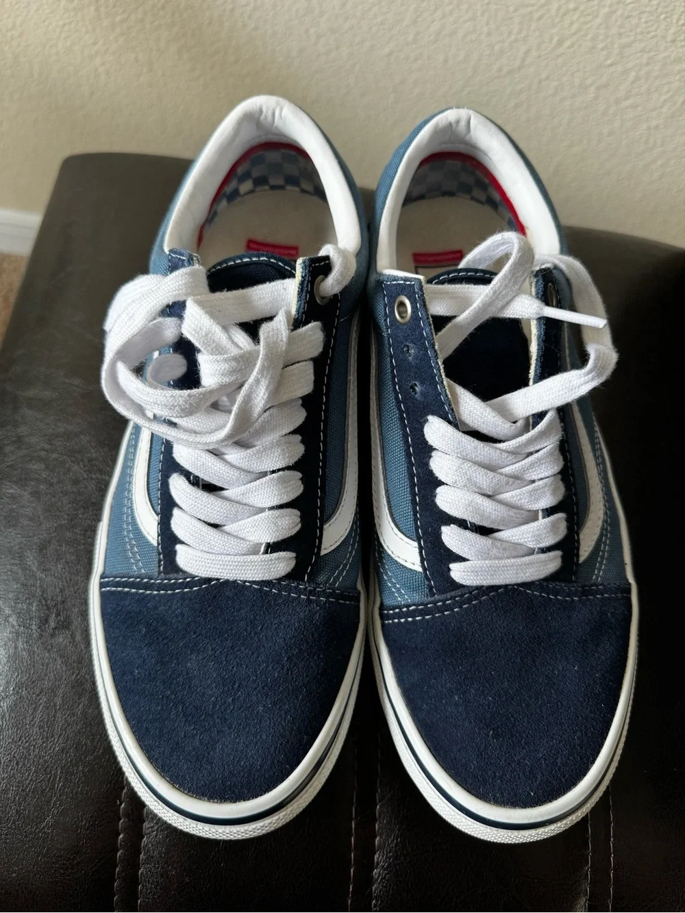 Vans Old Skool Navy Blue Suede Skate Shoes Men’s 9.5